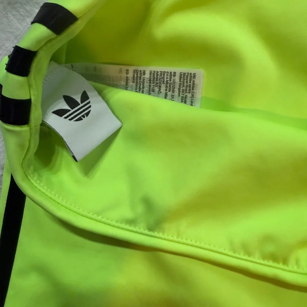 Adidas Bright Green Strapless Top - Picture 6 of 6